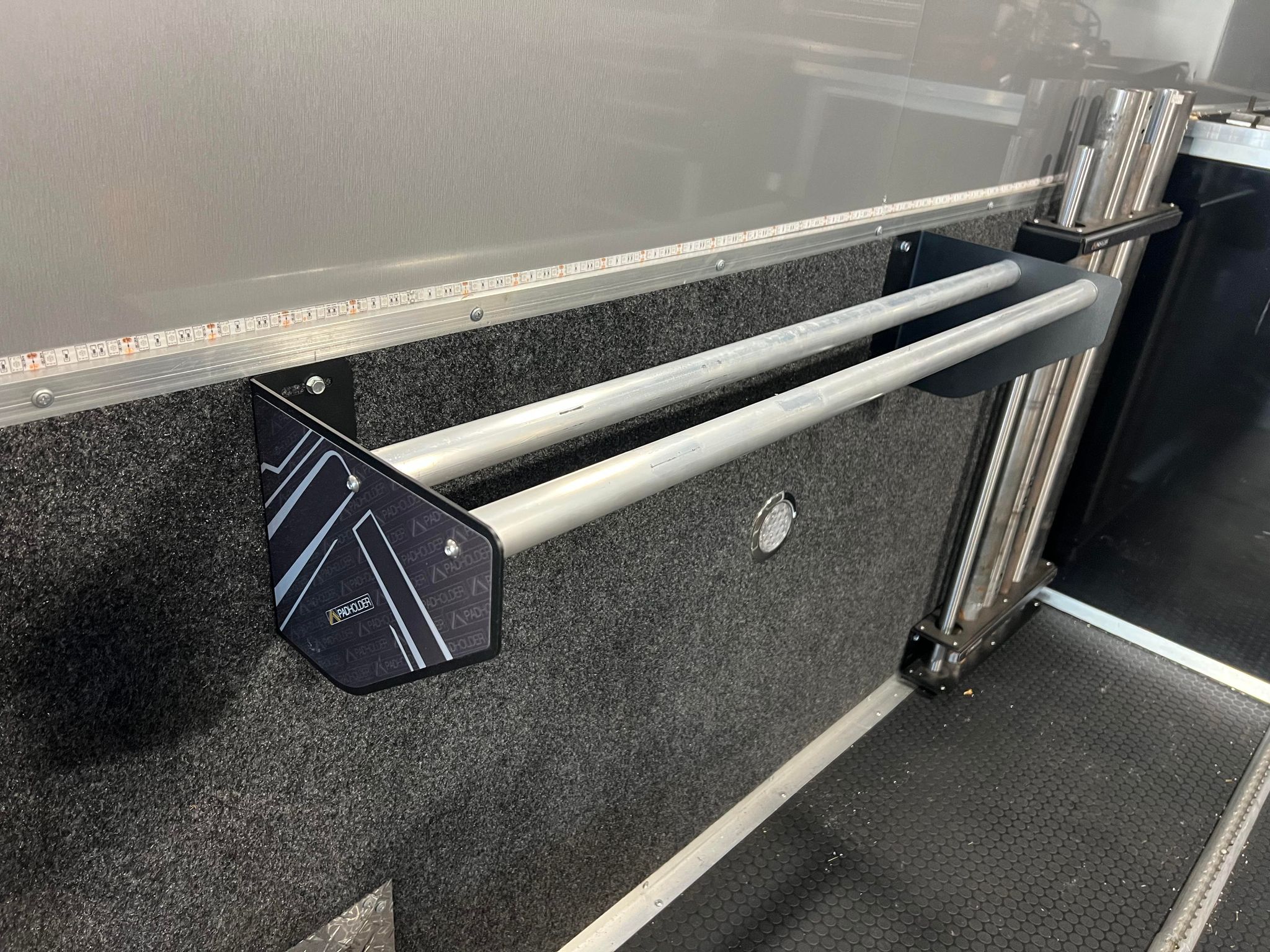 Engine Rack for Trailer Walls - Karting Axle Tool – Padholder Racing