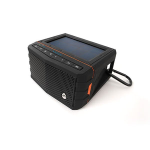 Sol Jam portable speaker with solar panels and external charging