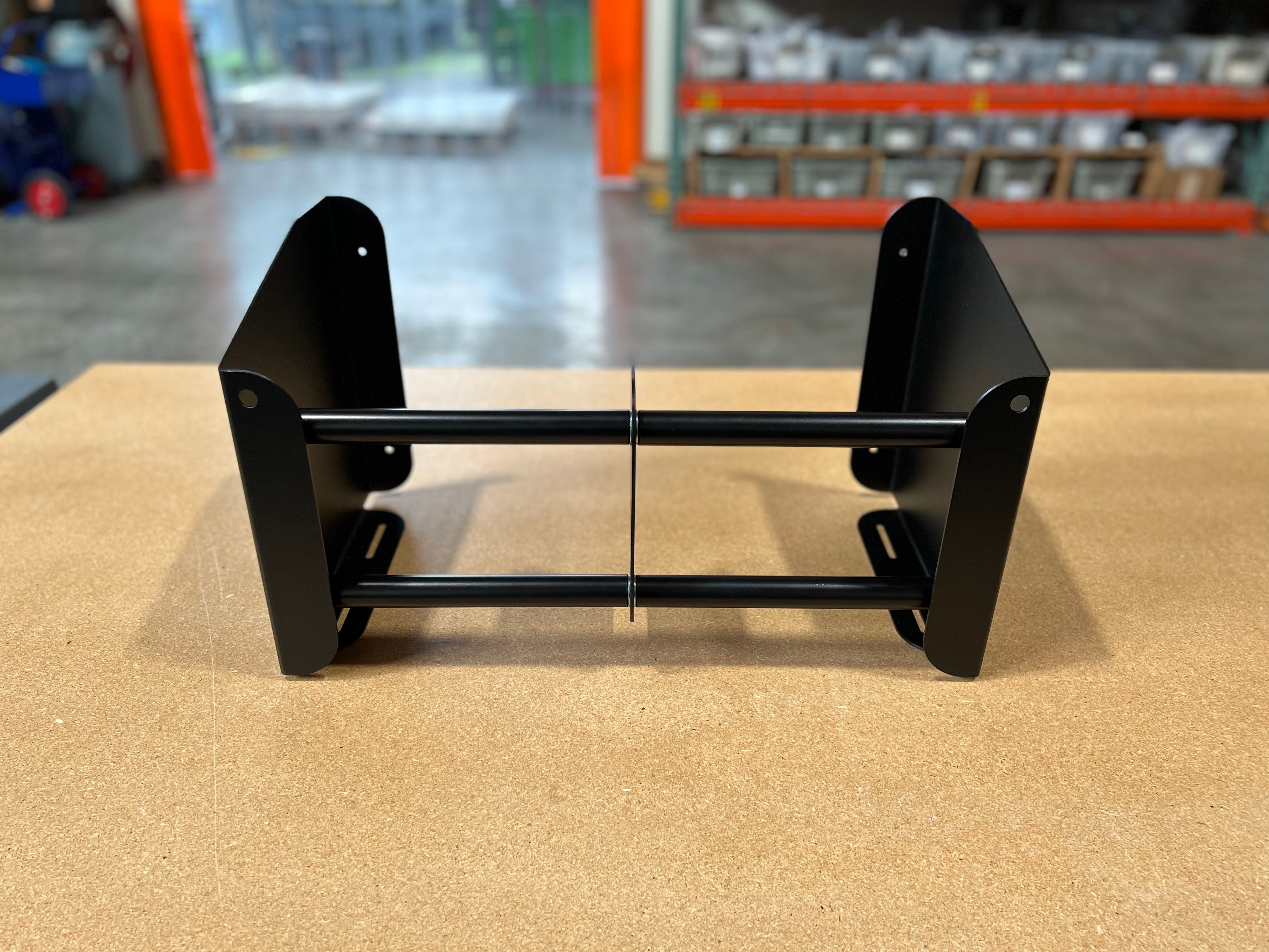 Dual Fuel Jug Rack Floor Mount with Optional Lock