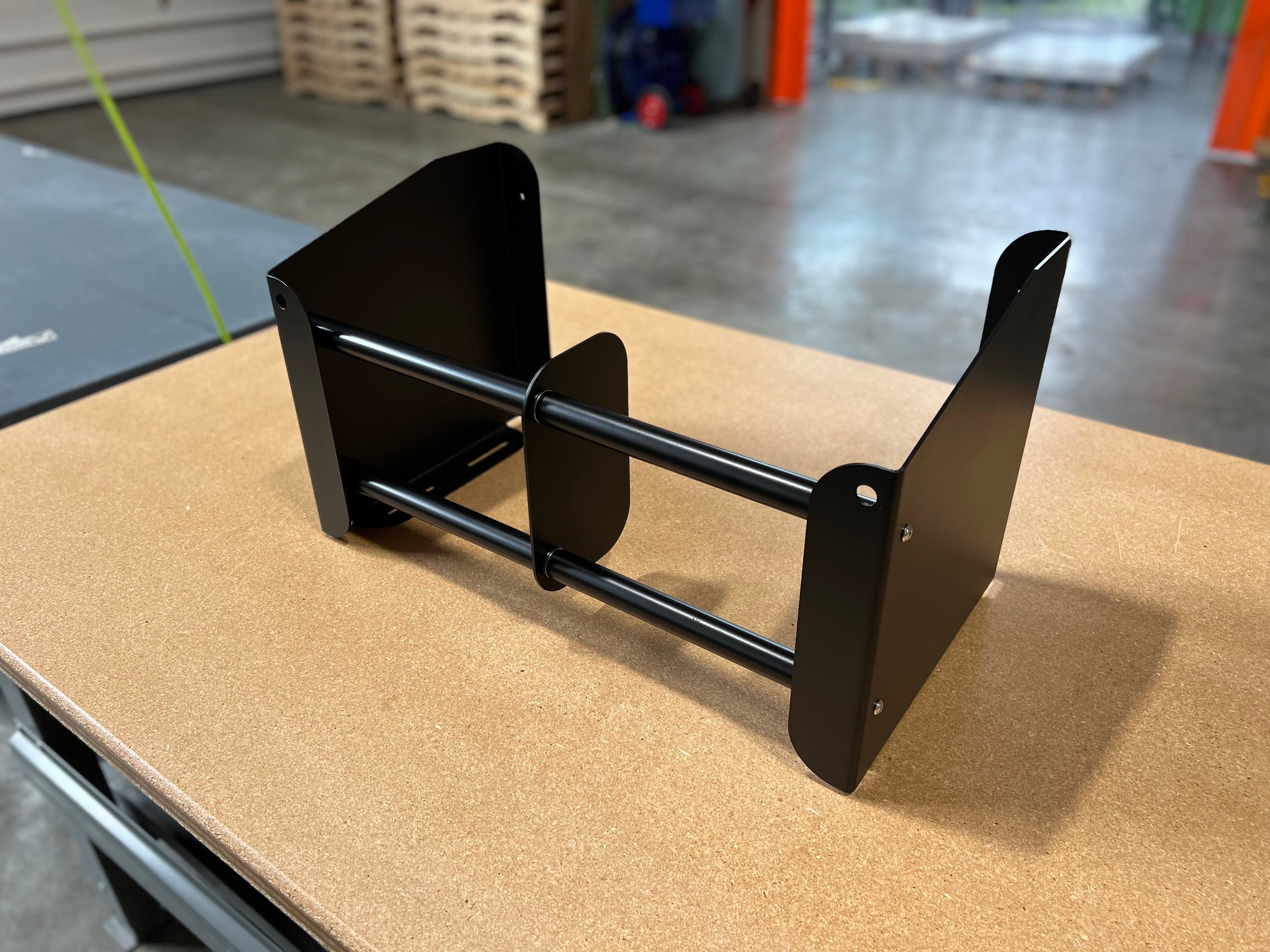 Dual Fuel Jug Rack Floor Mount with Optional Lock