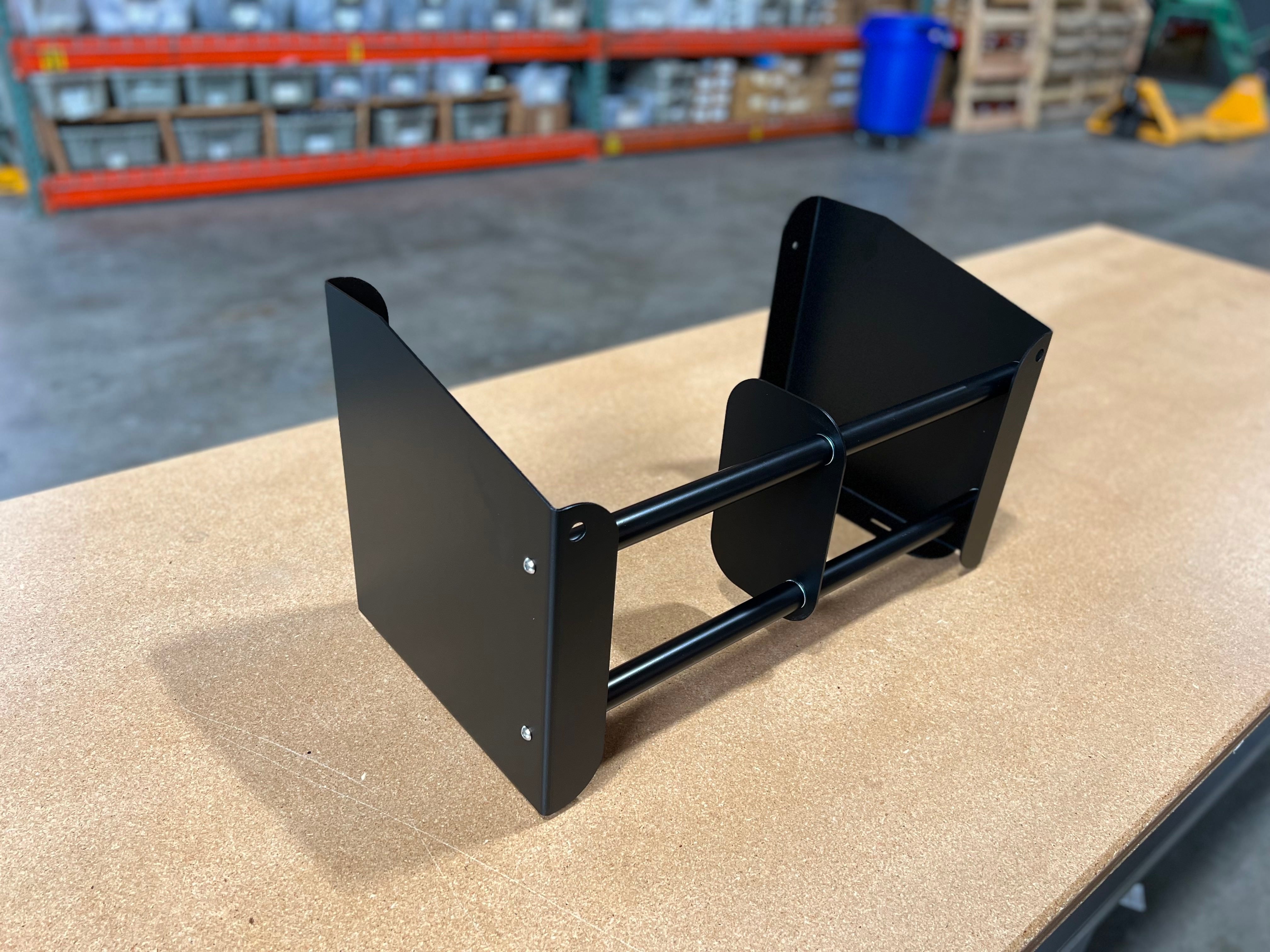 Dual Fuel Jug Rack Floor Mount with Optional Lock