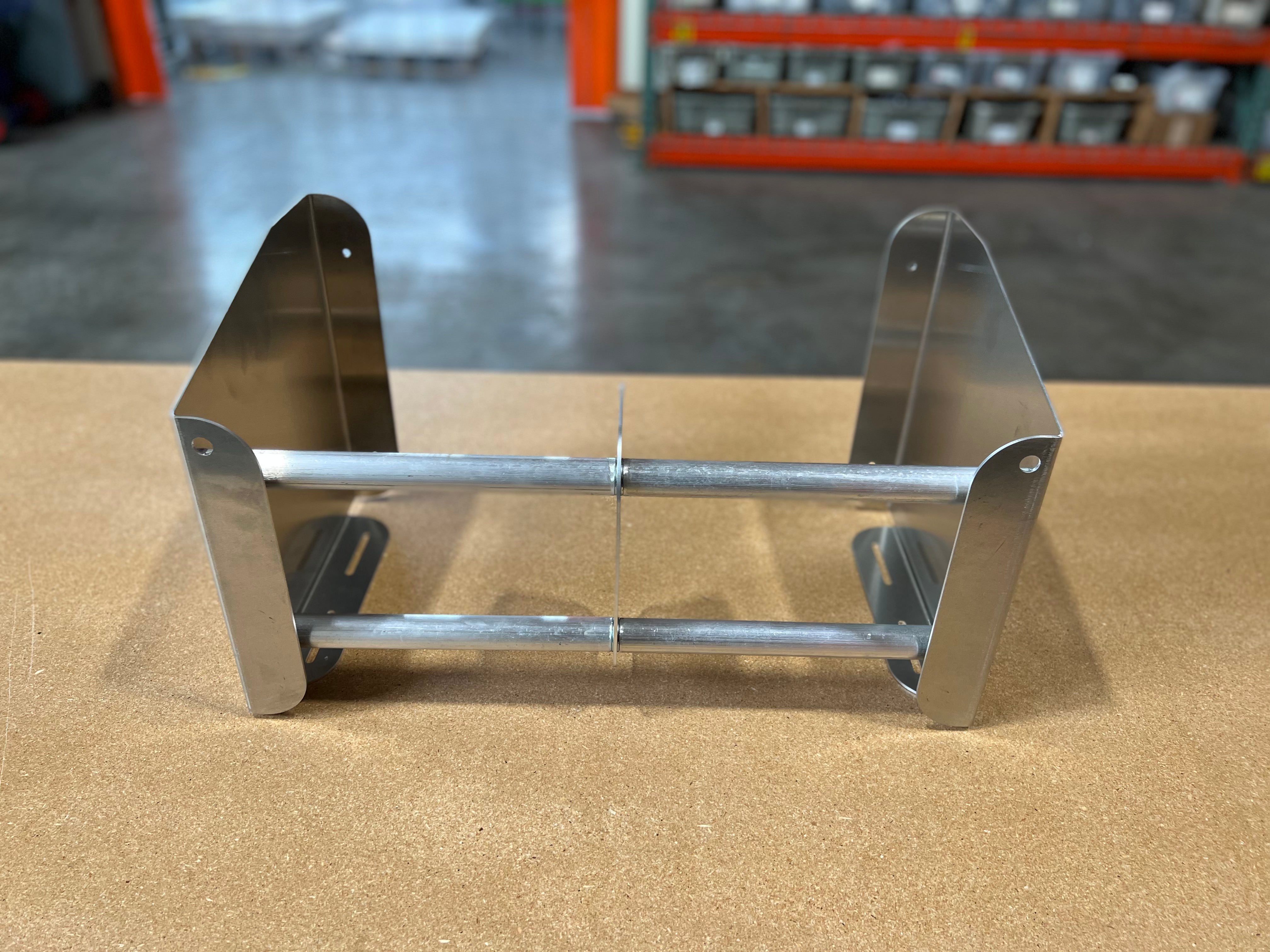 Dual Fuel Jug Rack Floor Mount with Optional Lock